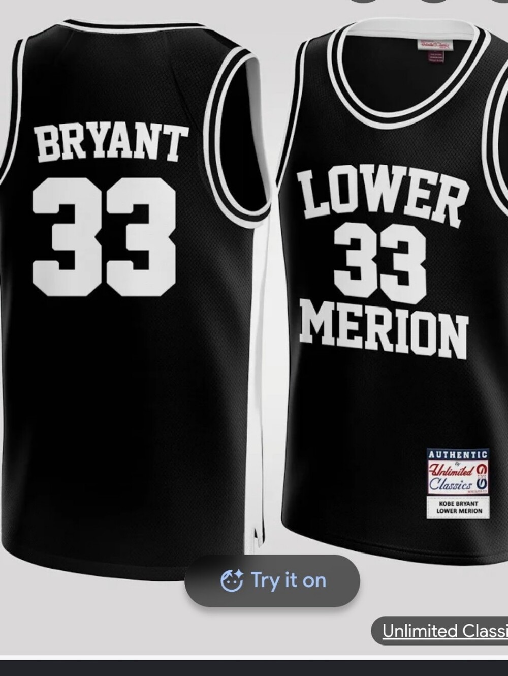 Headgear Classics High School Kobe Bryant Jersey Lower Merino - M